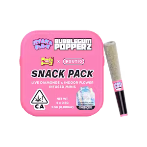 SUPER DOPE x BOUTIQ SNACK PACK “BUBBLEGUM POPPERZ” INFUSED PRE-ROLLS