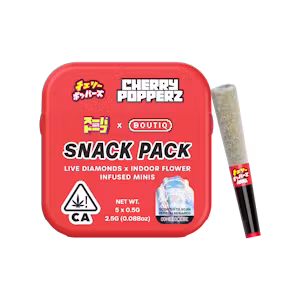 SUPER DOPE x BOUTIQ “CHERRY POPPERZ” SNACK PACK PRE-ROLLS